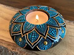 Je bent een kei! DOT Art met acrylverf op steen/theelichthouder  - Zaterdag 29 november