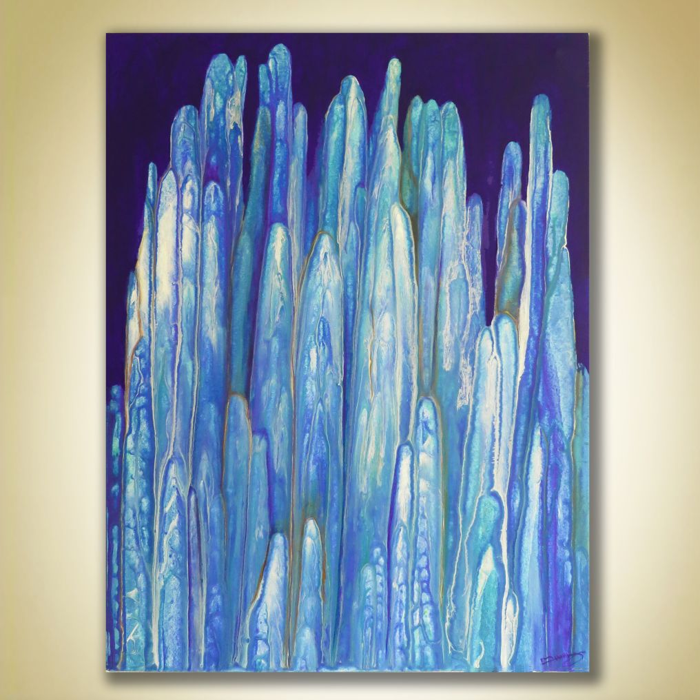Canvasprint: Crystal mauntains