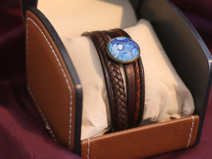 Custom made - Leren Heren Armband