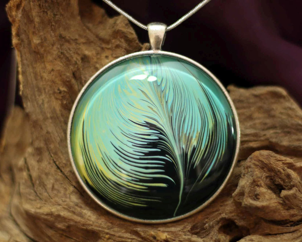 Rond Amulet XXL  - Magestic Feather